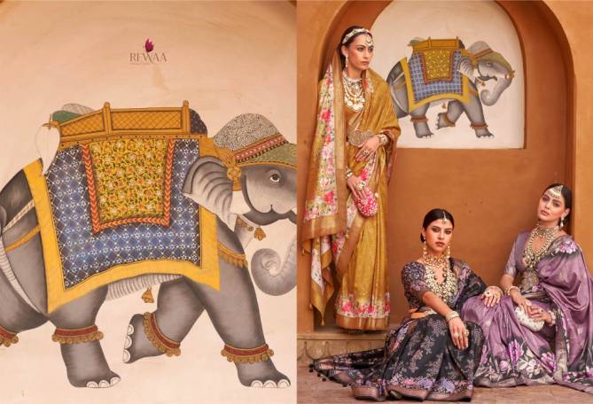 Mithila By Rewaa Heavy Silk Wedding Wear Sarees Catalog